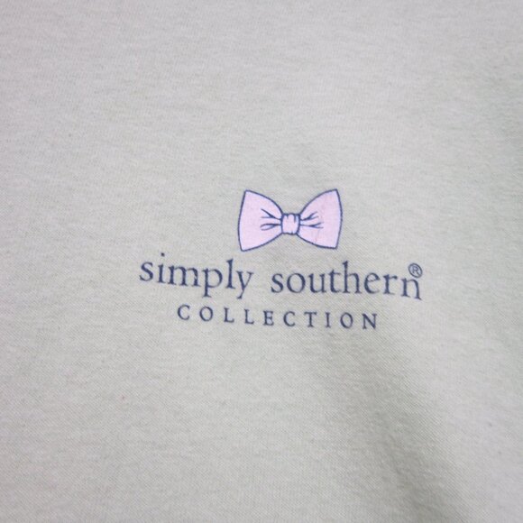Simply Southern Always in a Sunshine State of Mind Neon Green TShirt Size XXL - Picture 2 of 4
